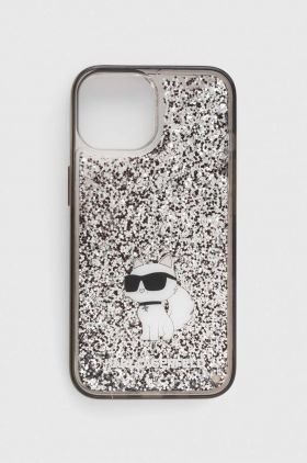 Karl Lagerfeld Husă pentru telefon iPhone 15 6.1 culoarea transparent