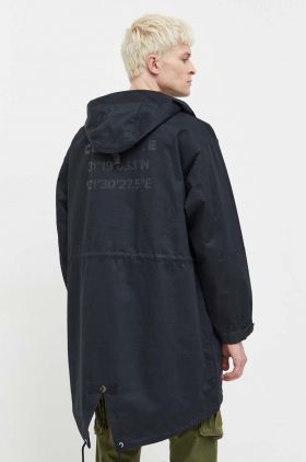 Converse geaca de puf barbati, culoarea negru, de iarna