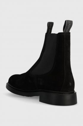 Gant botine din piele intoarsa Millbro barbati, culoarea negru, 27633415.G00