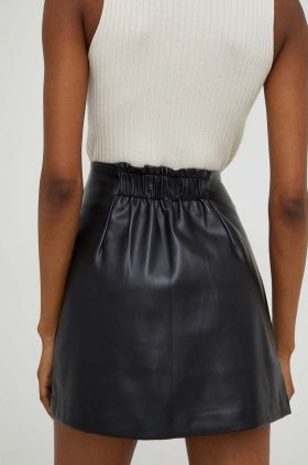 Answear Lab fusta culoarea negru, mini, drept