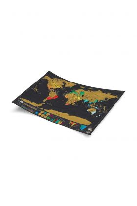 Luckies of London hartă răzuibilă Scratch Map® Travel Deluxe