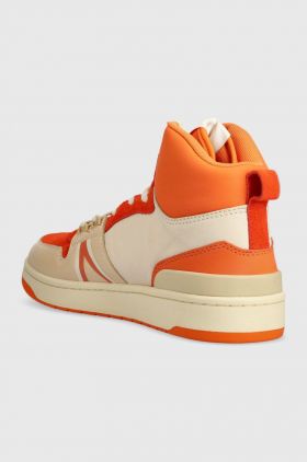 Lacoste sneakers din piele L001 MID culoarea portocaliu, 46SFA0027