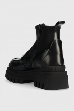 Ice Play botine AIRES femei, culoarea negru, cu platforma, AIRES001W CLT1