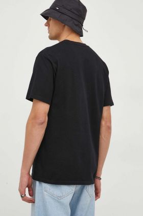 The Kooples tricou din bumbac barbati, culoarea negru