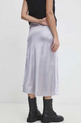 Answear Lab fusta culoarea bej, maxi, evazati
