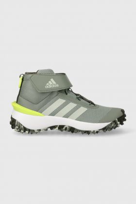 adidas pantofi copii FORTATRAIL EL K culoarea verde