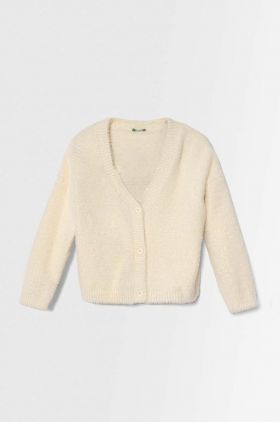 United Colors of Benetton cardigan copii culoarea bej