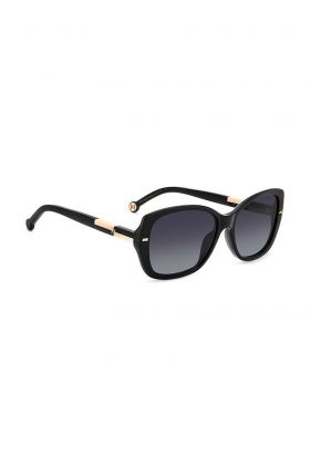 Carolina Herrera ochelari de soare femei, culoarea negru