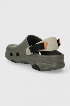 Crocs papuci Classic All Terain Clog bărbați, culoarea verde 208062