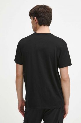 Medicine tricou din bumbac barbati, culoarea negru, cu imprimeu