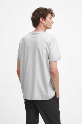 Medicine tricou din bumbac barbati, culoarea gri, cu imprimeu