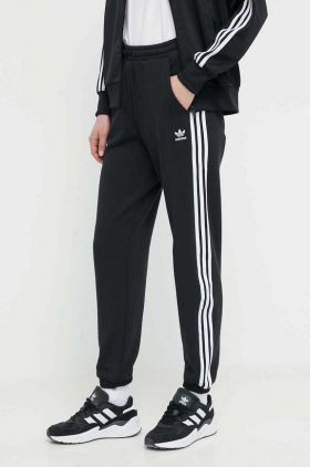 adidas Originals pantaloni de trening din bumbac culoarea negru, cu imprimeu  IB7457