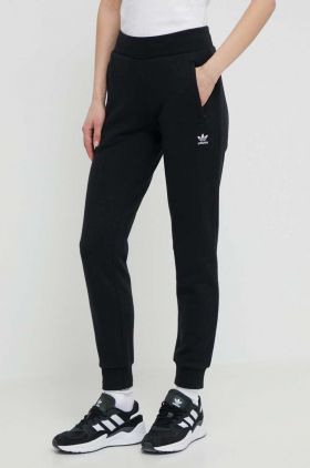 adidas Originals pantaloni de trening din bumbac culoarea negru, uni IA6479