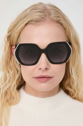 Carolina Herrera ochelari de soare femei, culoarea negru