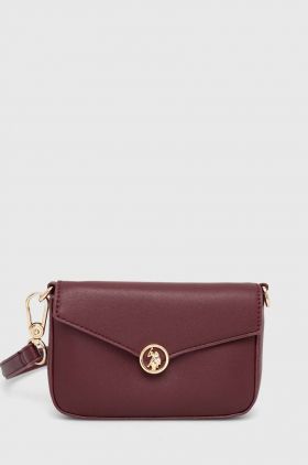 U.S. Polo Assn. poseta culoarea bordo