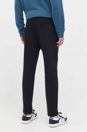 Abercrombie & Fitch pantaloni de trening culoarea negru, cu imprimeu