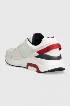 Tommy Jeans sneakers TJM RUNNER COMBINED culoarea alb, EM0EM01319