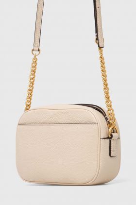 Tory Burch poseta de piele culoarea bej