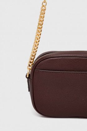 Tory Burch poseta de piele culoarea bordo