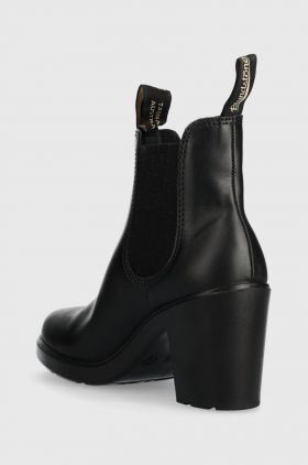 Blundstone cizme de piele 2365 femei, culoarea negru, cu toc drept, 2365.Black