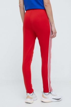 adidas Originals pantaloni de trening SST Classic TP culoarea roșu, cu imprimeu, IK6603