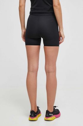 adidas Performance pantaloni scurți de antrenament Techfit culoarea negru, cu imprimeu, high waist HP1935