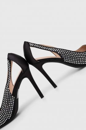 Answear Lab pantofi cu toc culoarea negru
