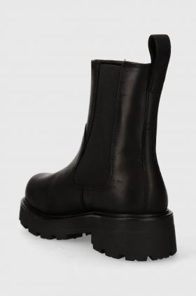 Vagabond Shoemakers botine din piele intoarsa COSMO 2.0 femei, culoarea negru, cu platforma, izolat, 5459.309.21