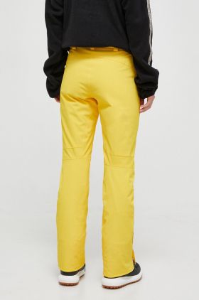 Descente pantaloni de schi Nina culoarea galben