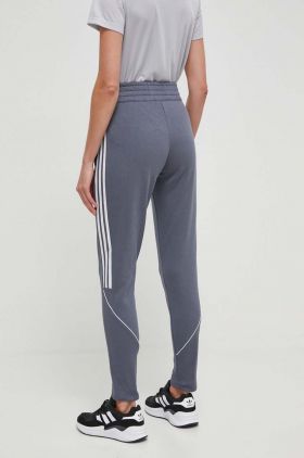 adidas Performance pantaloni de antrenament Tiro 23 culoarea gri, cu imprimeu  HZ3018