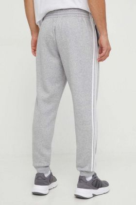 adidas pantaloni de trening culoarea gri, melanj IJ6494