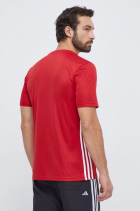 adidas Performance tricou de antrenament Tabela 23 culoarea roșu, cu imprimeu HT6552