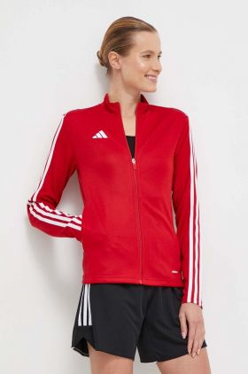 adidas Performance hanorac de antrenament Tiro 23 culoarea roșu, cu imprimeu HS3512