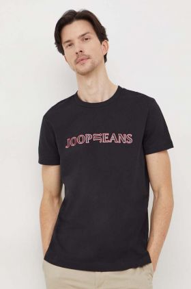 Joop! tricou din bumbac barbati, culoarea negru, cu imprimeu