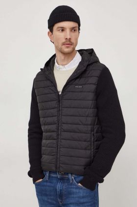 Pepe Jeans geaca Martin barbati, culoarea negru, de tranzitie