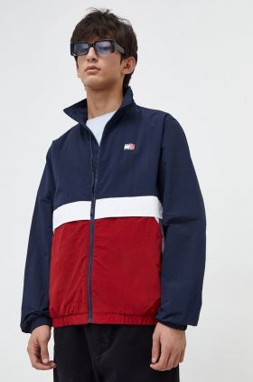 Tommy Jeans geacă bărbați, culoarea bleumarin, de tranziție DM0DM17887