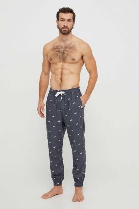 Hollister Co. pantaloni de pijama 2-pack barbati, culoarea gri, modelator