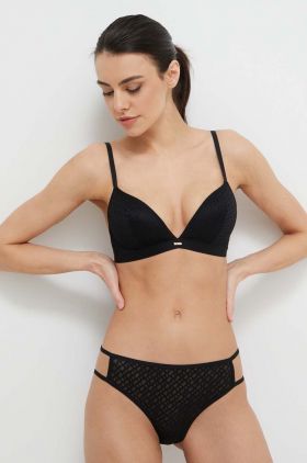 BOSS sutien culoarea negru, cu model 50510006