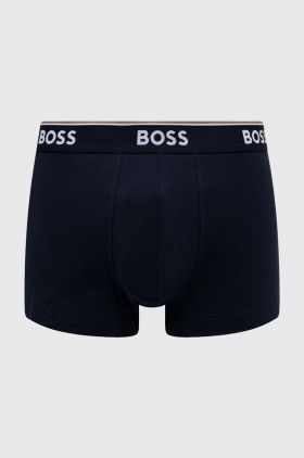 BOSS boxeri 3-pack bărbați, culoarea bleumarin 50508985