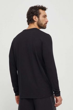 BOSS Green longsleeve bărbați, culoarea negru, uni 50506365