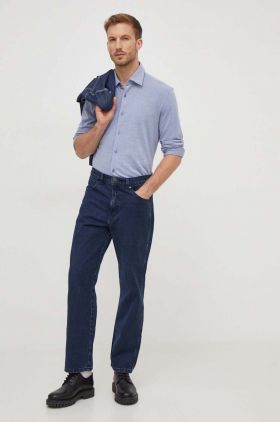 BOSS cămașă din bumbac bărbați, cu guler clasic, relaxed 50508819