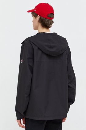 Tommy Jeans geacă bărbați, culoarea negru, de tranziție DM0DM17889