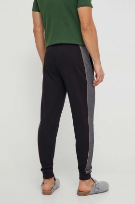 BOSS pantaloni de lounge culoarea negru, cu model 50511052