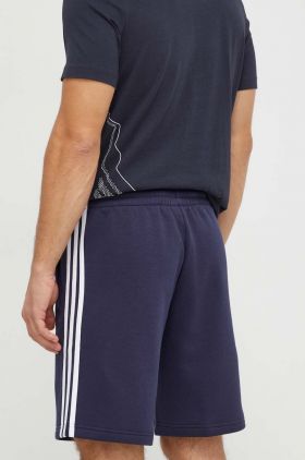 adidas pantaloni scurți bărbați, culoarea bleumarin IJ6484
