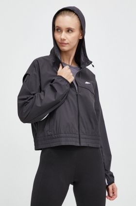 adidas Performance windbreaker WIND.RDY Hyperglam culoarea negru, de tranzitie, oversize