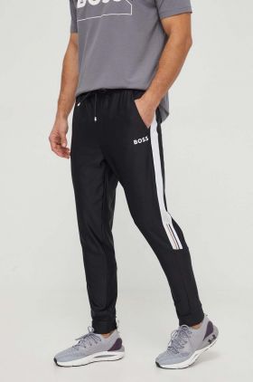 BOSS Green pantaloni de trening culoarea negru, uni 50506163