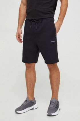 BOSS Green pantaloni scurți bărbați, culoarea negru 50504739