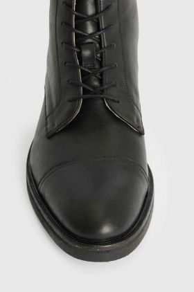 AllSaints ghete de piele Drago Boot barbati, culoarea negru, MF561Z