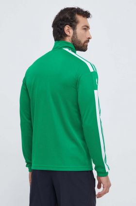 adidas Performance hanorac de antrenament Squadra 21 culoarea verde, cu imprimeu  GP6473