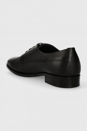 BOSS pantofi de piele Colby barbati, culoarea negru, 50511626